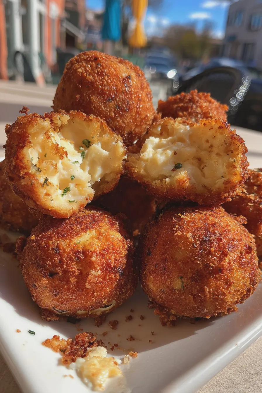 fried cheesecake bites