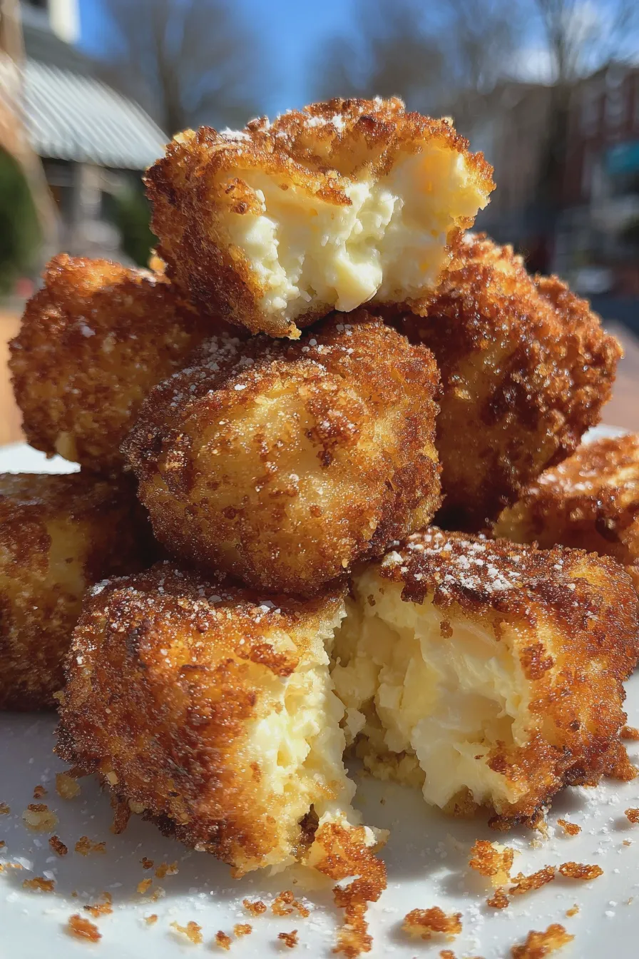 fried cheesecake bites