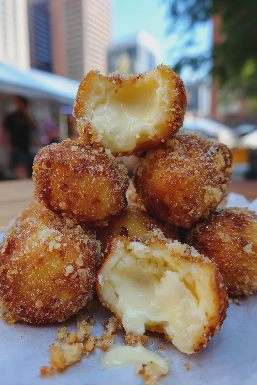 fried cheesecake bites