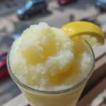 frozen lemonade slushie