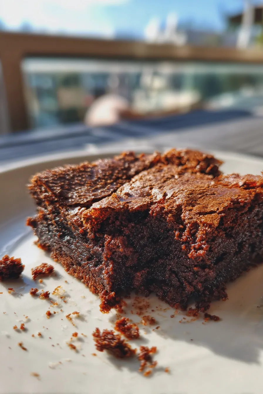 fudgy brownie from scratch
