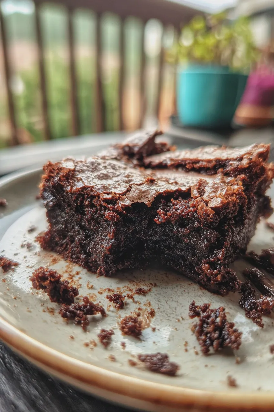 fudgy brownie from scratch