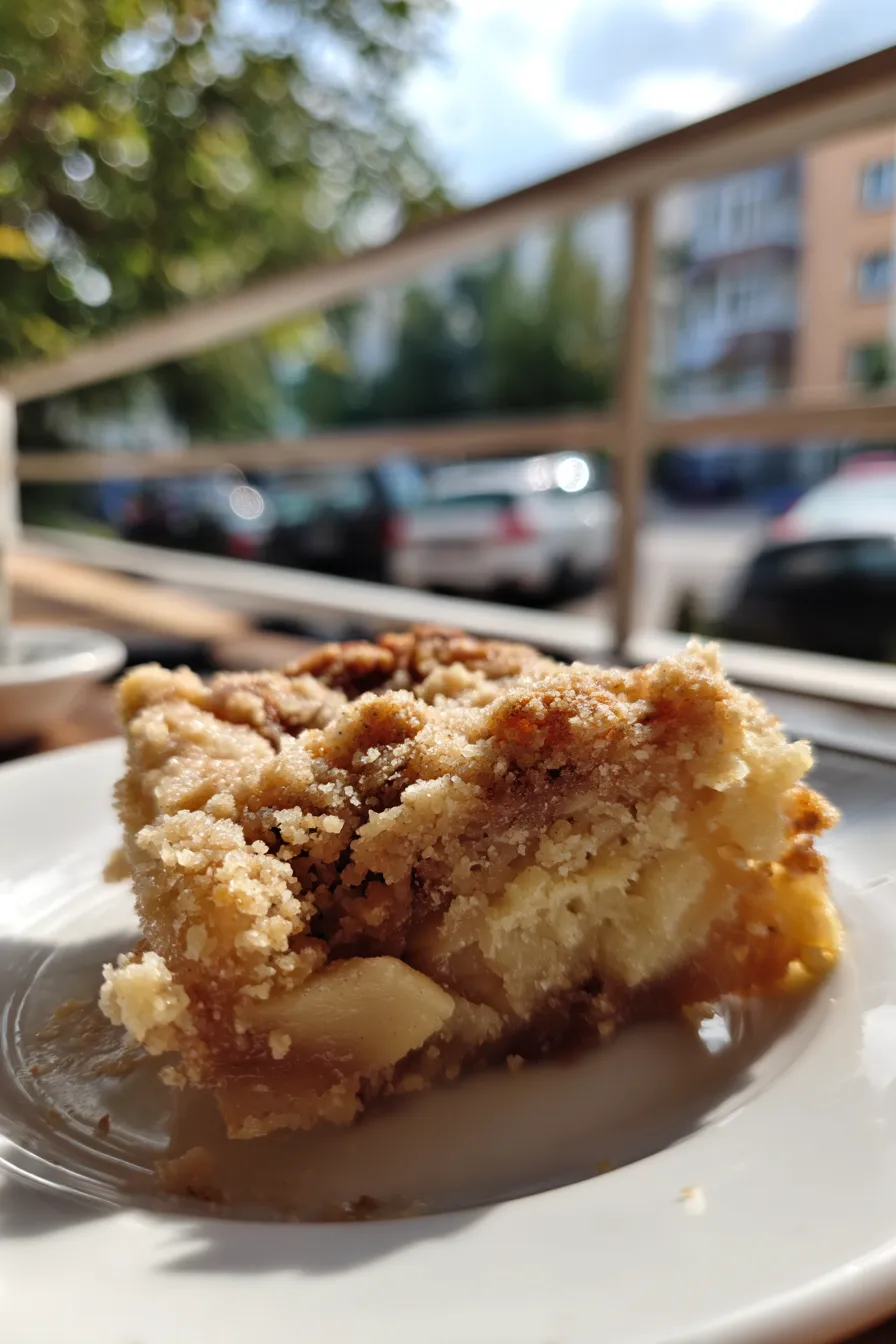 german apple crumble cake