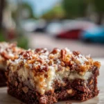 german chocolate cake bars