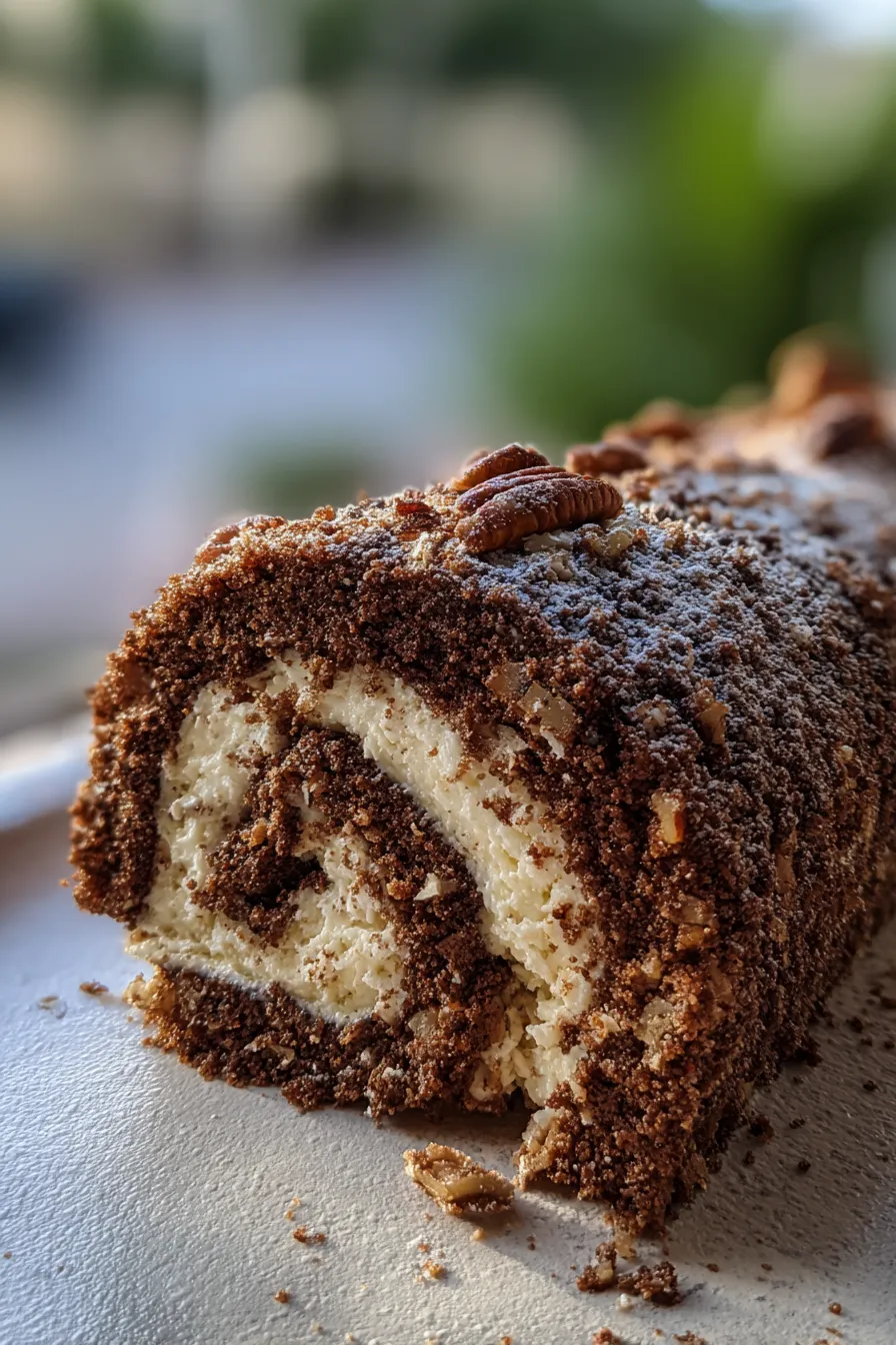 German Chocolate Cake Roll Recipe Easy and Delicious