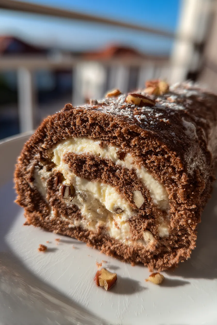 german chocolate cake roll