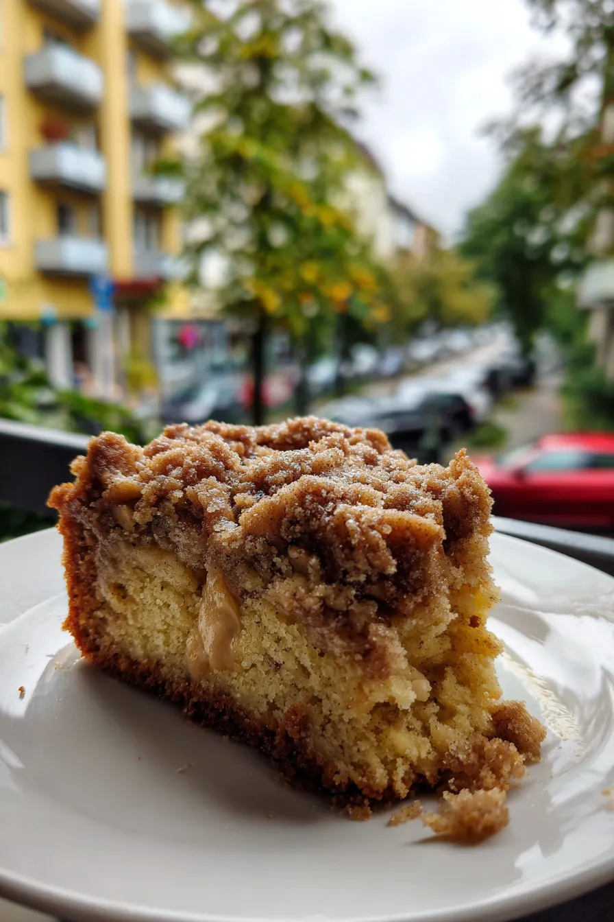 gluten free apple crumble cake