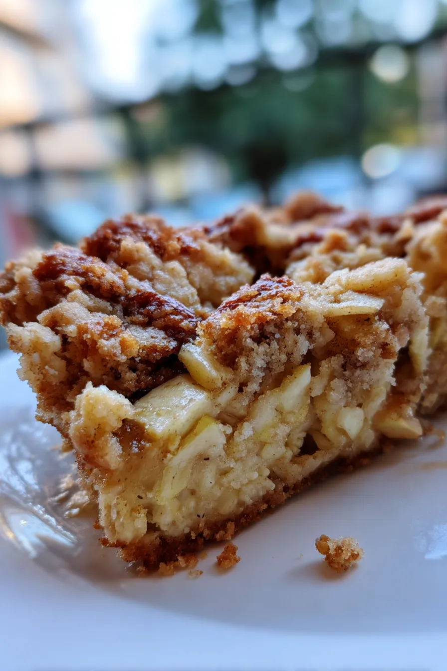 gluten free apple crumble cake