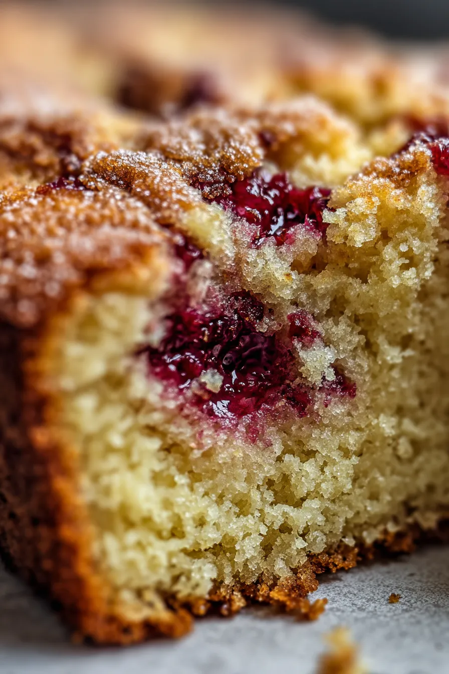 gluten free lemon raspberry cake