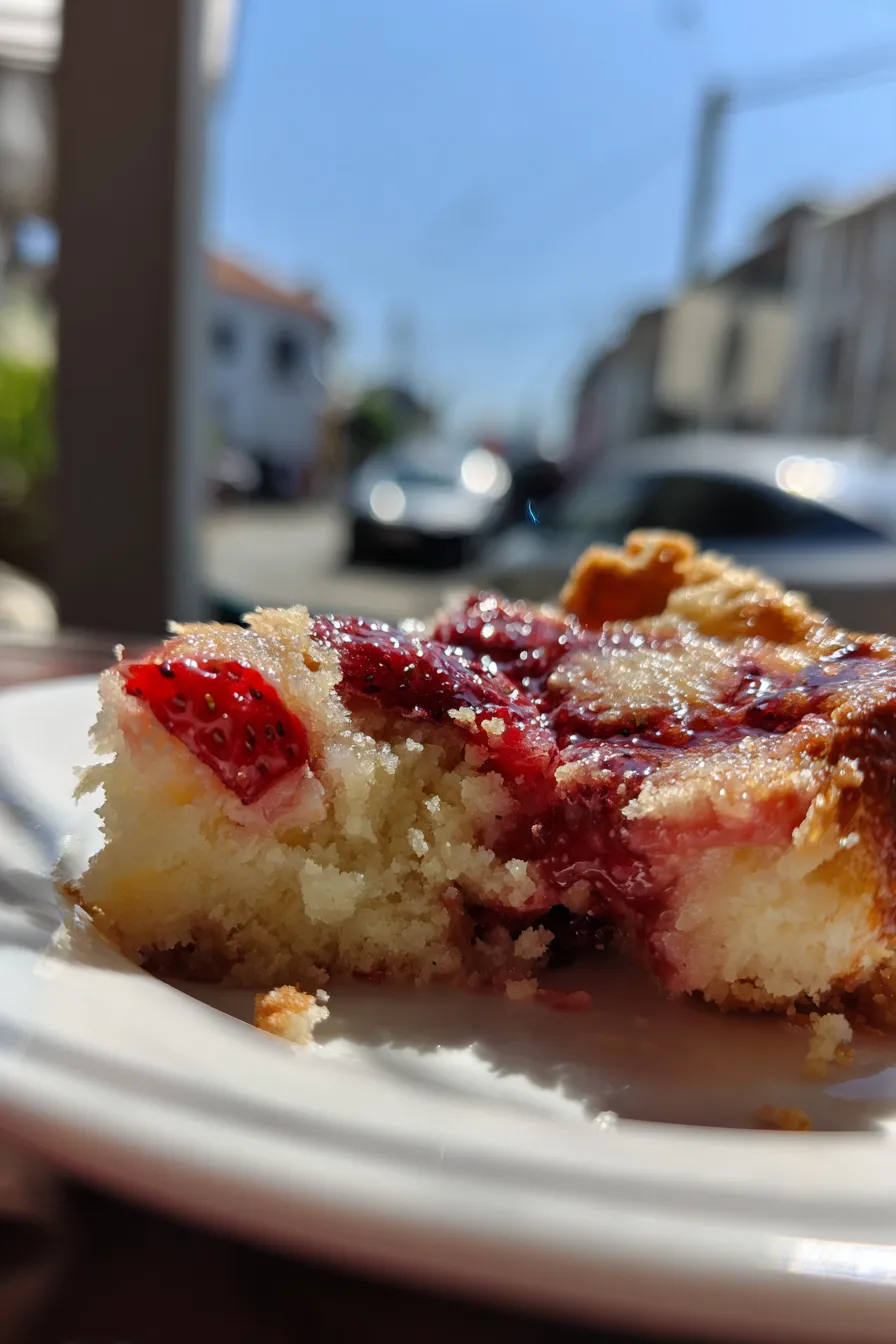 Gooey Strawberry Cake