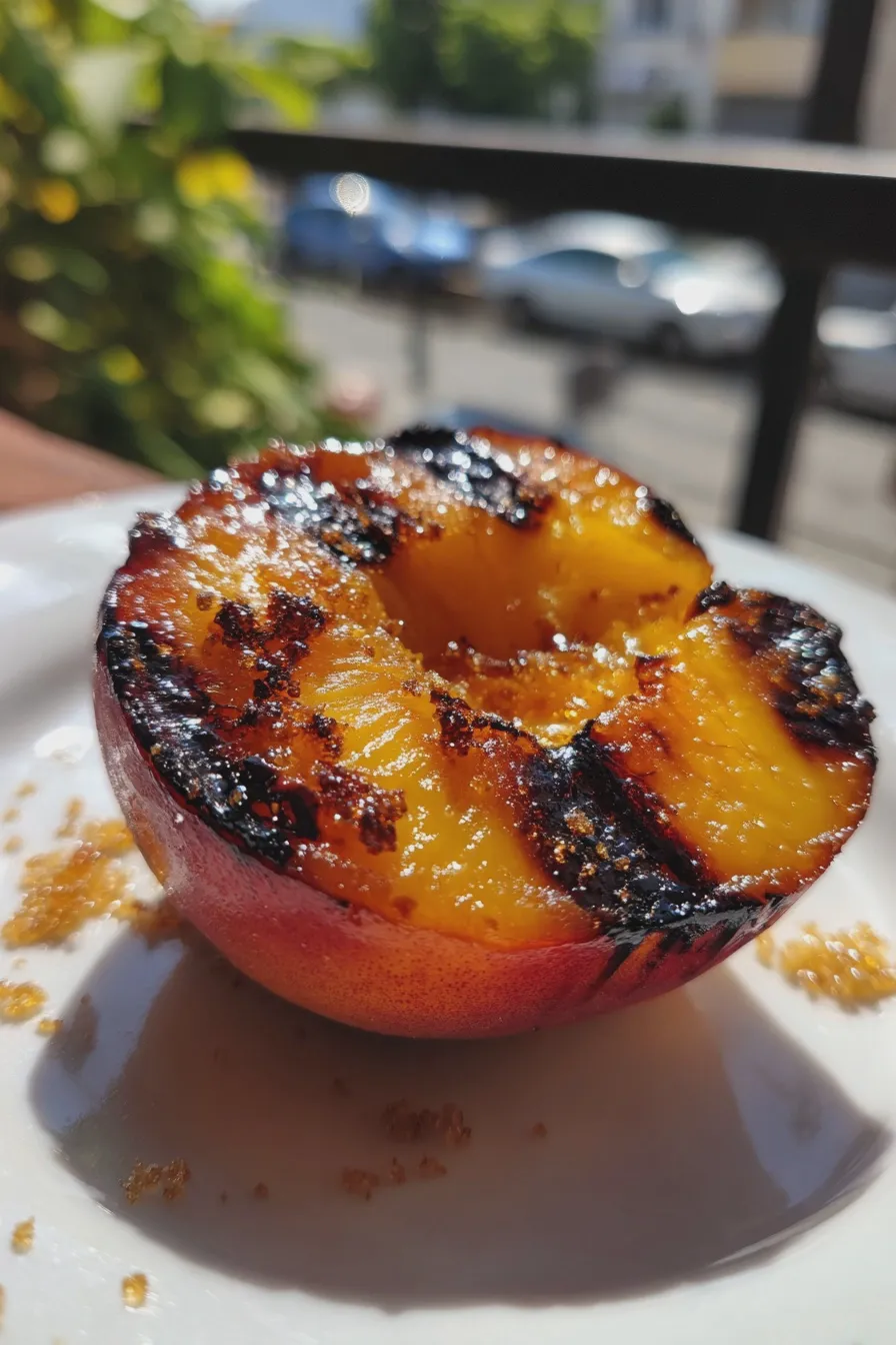 grilled nectarine with brown sugar Recipe 2 grilled nectarine with brown sugar
