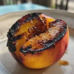 grilled nectarine with brown sugar