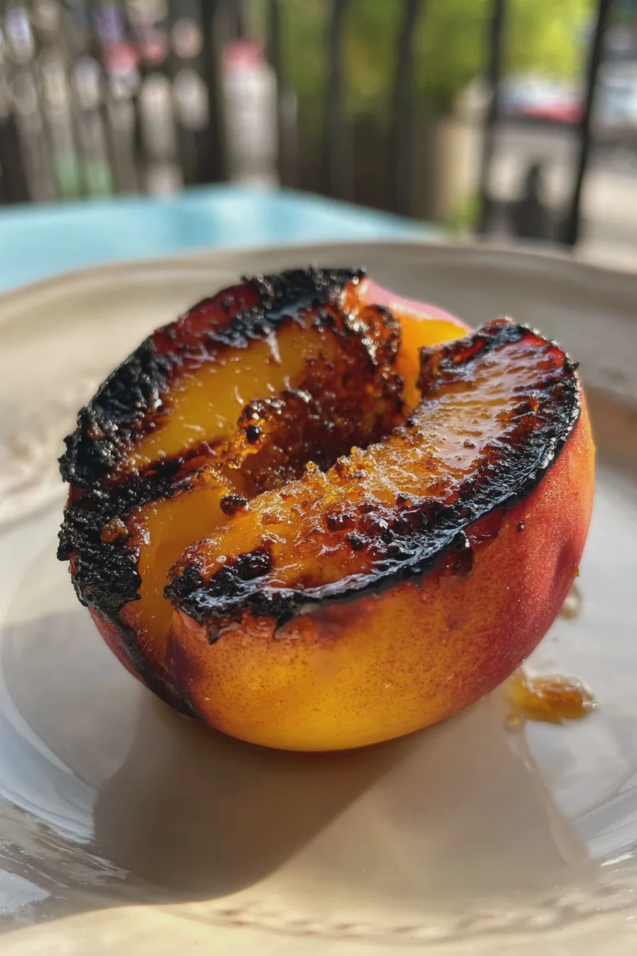 grilled nectarine with brown sugar Recipe 1 grilled nectarine with brown sugar