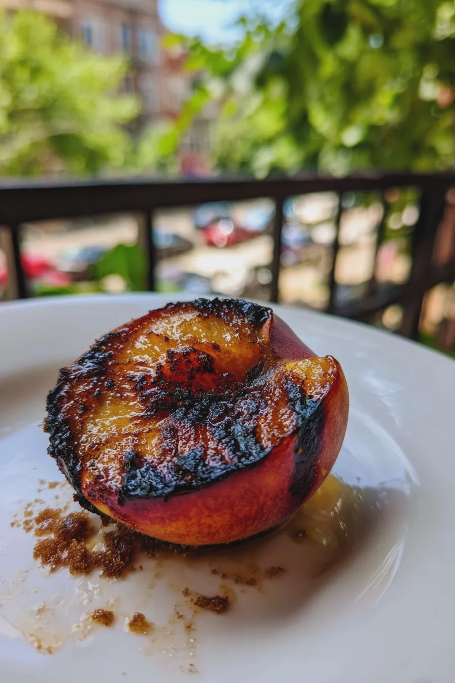 grilled nectarine with brown sugar Recipe 3 grilled nectarine with brown sugar