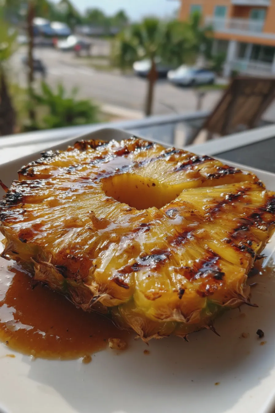 grilled pineapple with caramel sauce Recipe 3 grilled pineapple with caramel sauce