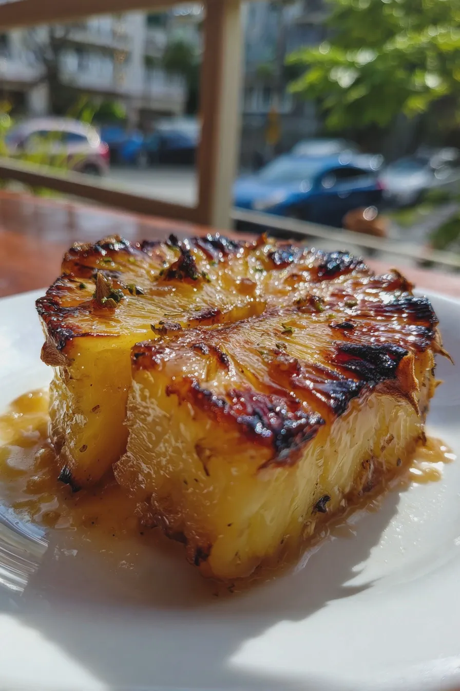 grilled pineapple with caramel sauce Recipe 4 grilled pineapple with caramel sauce