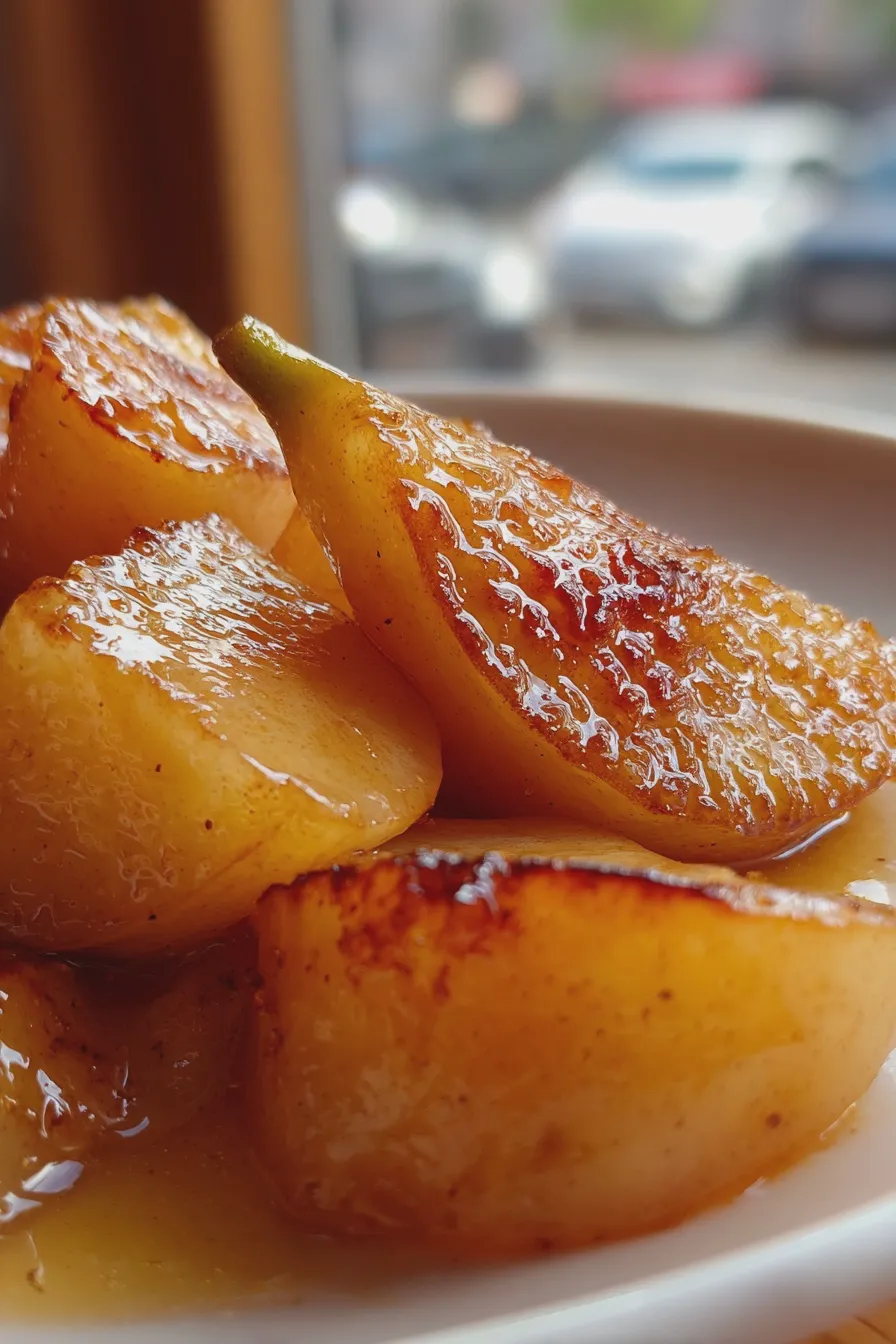 honey roasted pears Recipe 2 honey roasted pears