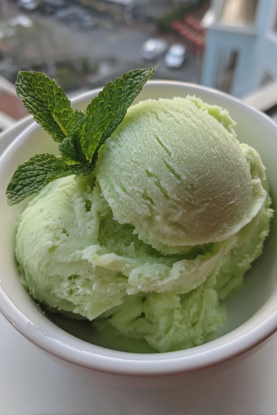 honeydew mint sorbet