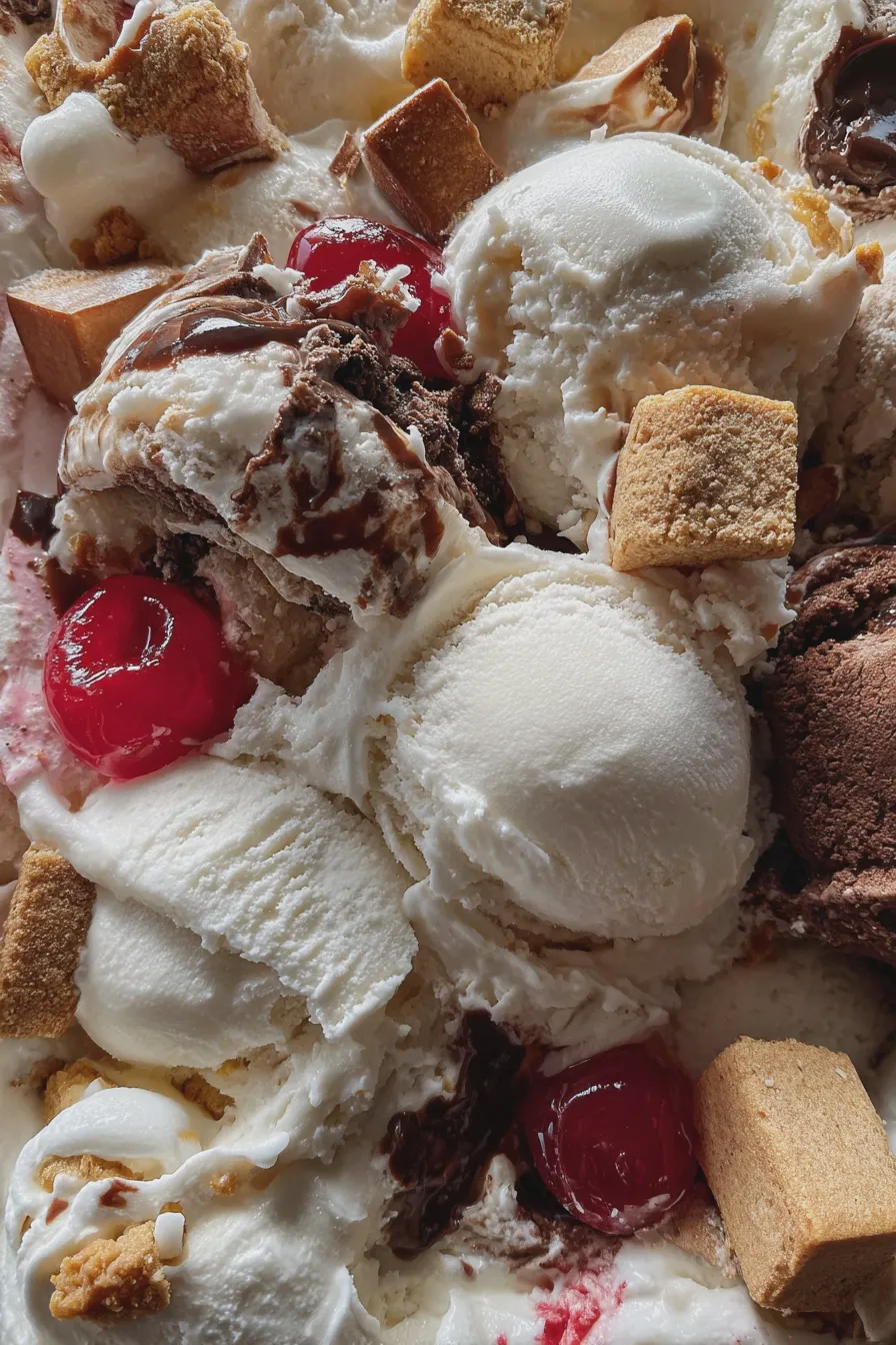 ice cream sundae topping bar