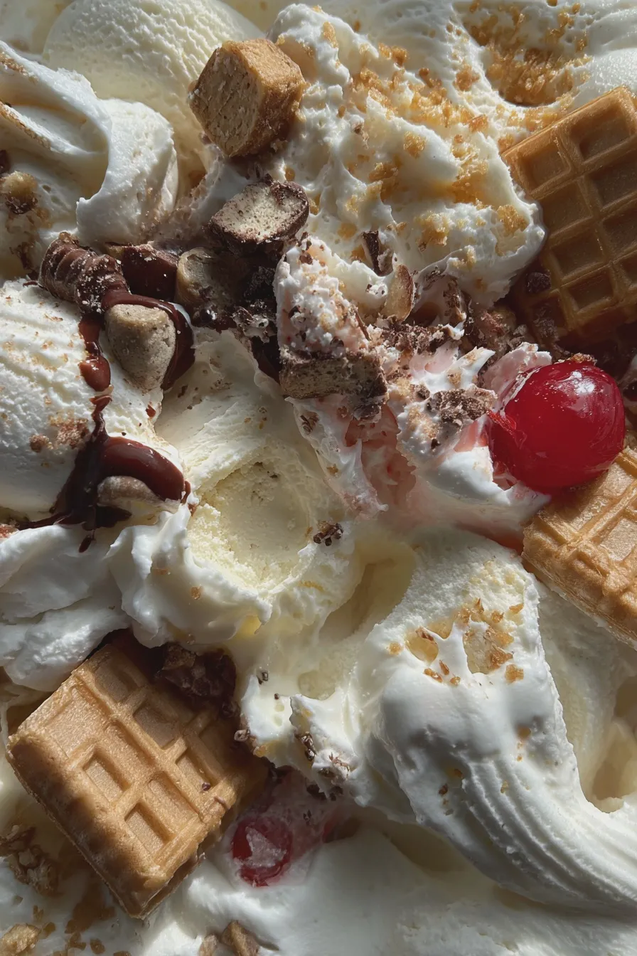 ice cream sundae topping bar