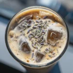 iced lavender latte
