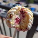 lemon raspberry cake pops