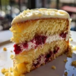 lemon raspberry wedding cake