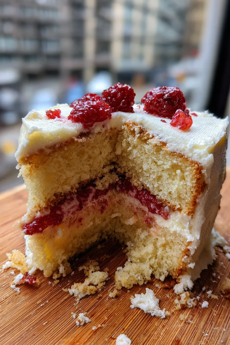 lemon raspberry wedding cake
