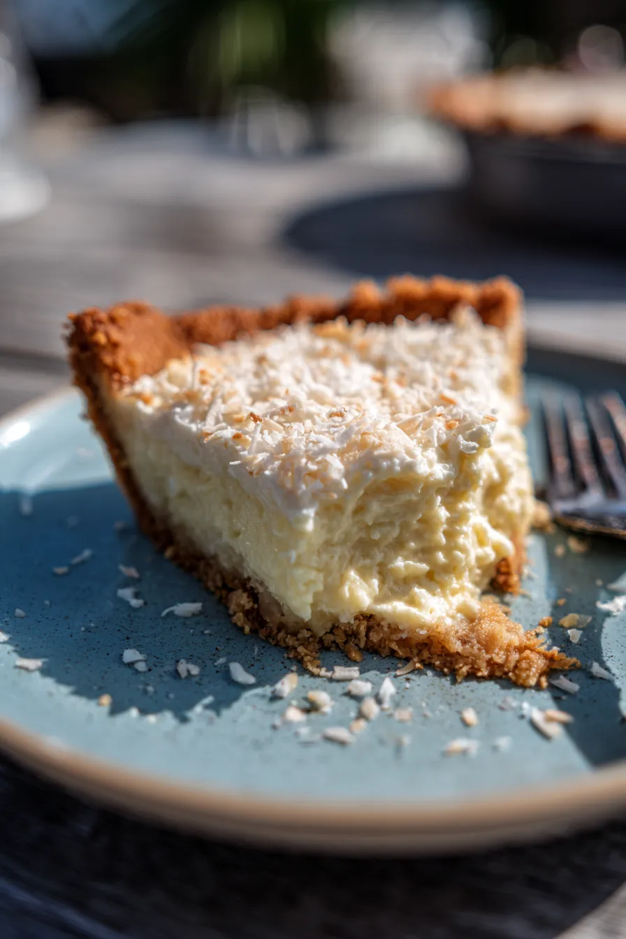 low carb coconut cream pie