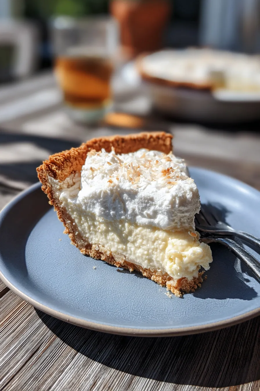 low carb coconut cream pie