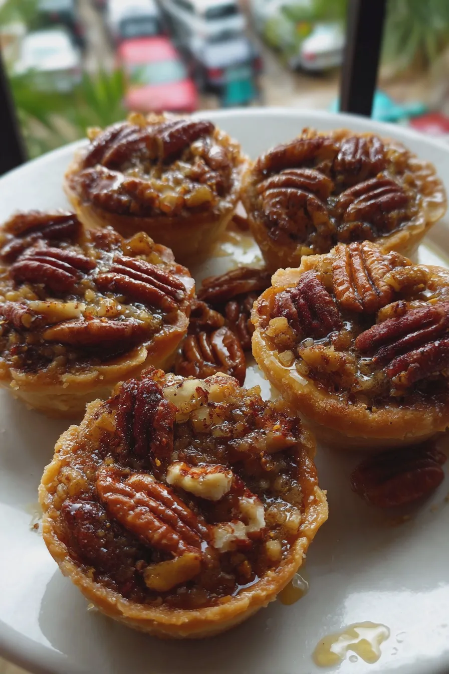 mini pecan tarts