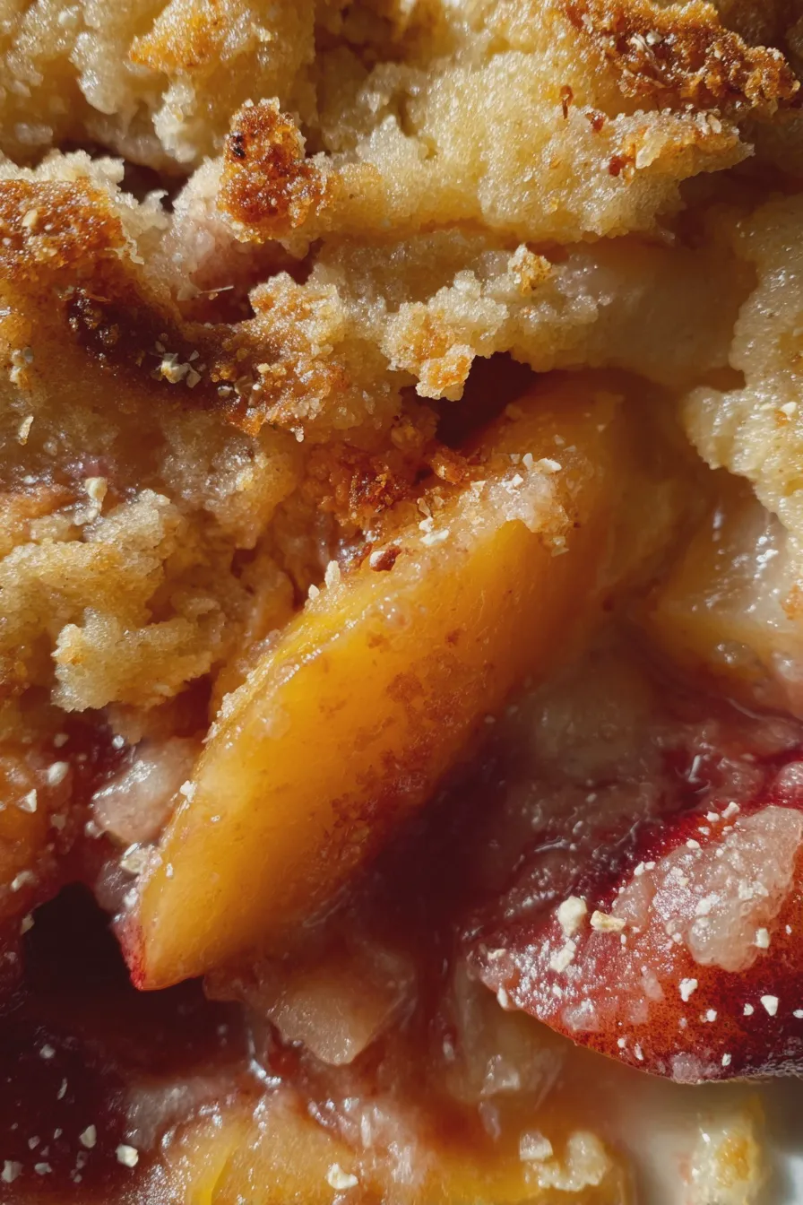 nectarine cobbler
