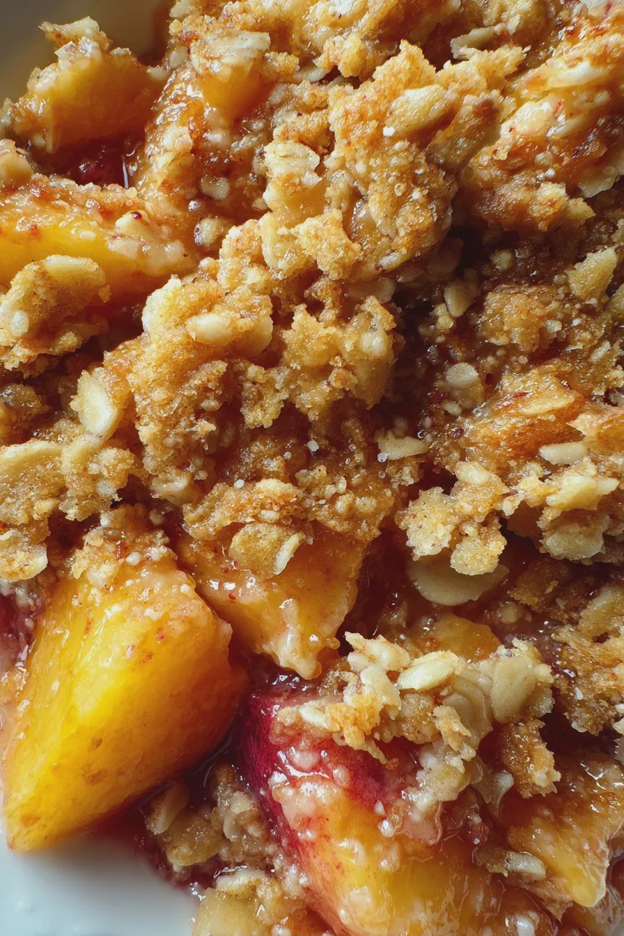 nectarine crisp Recipe 1 nectarine crisp