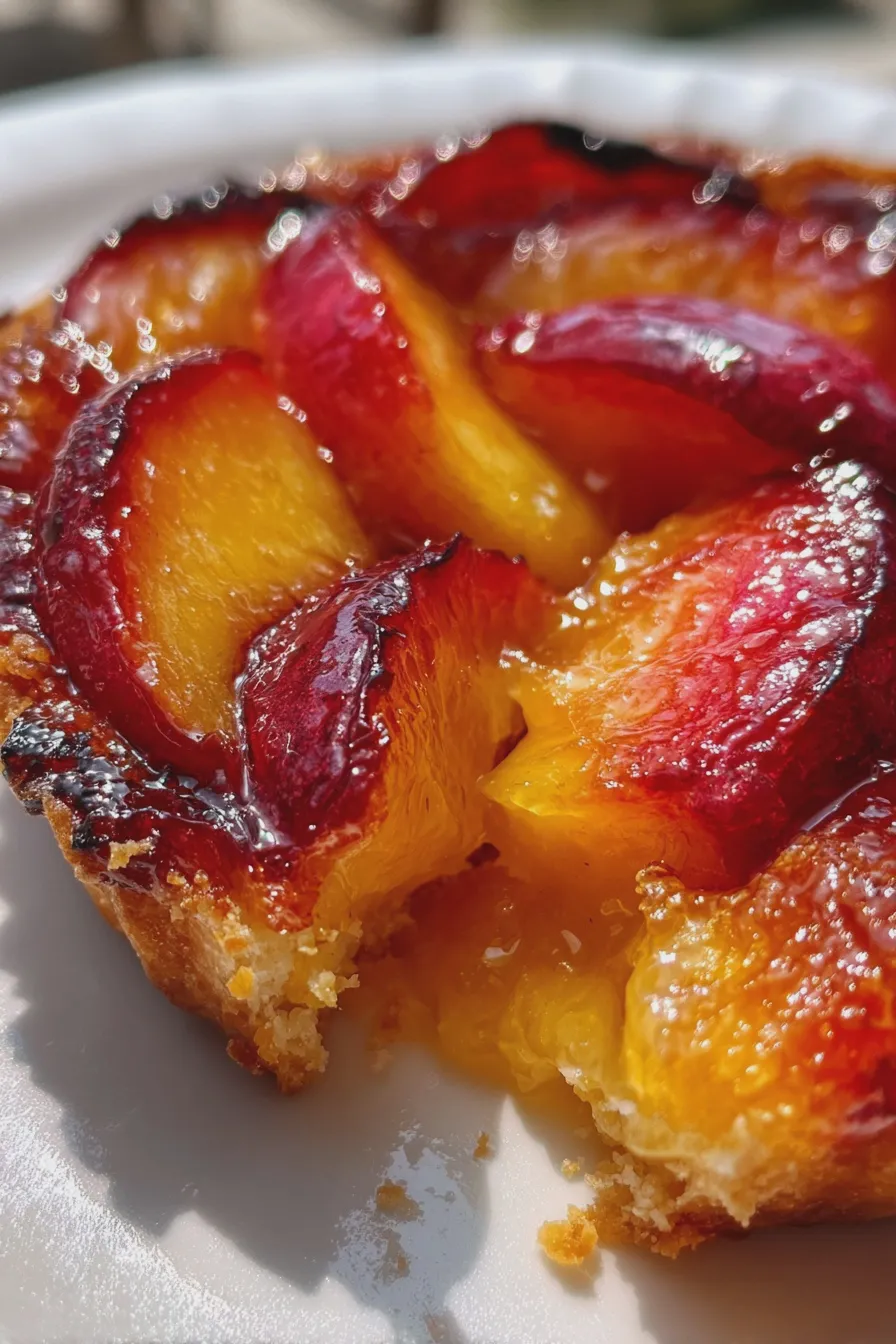 nectarine tart