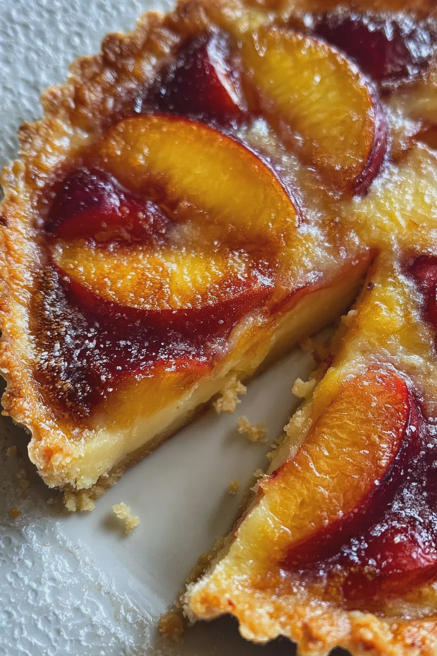 nectarine tart
