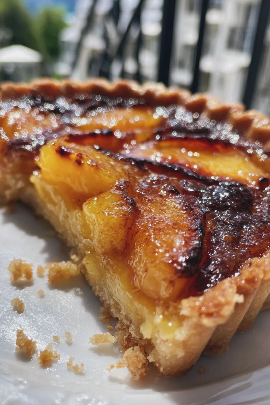 nectarine tart