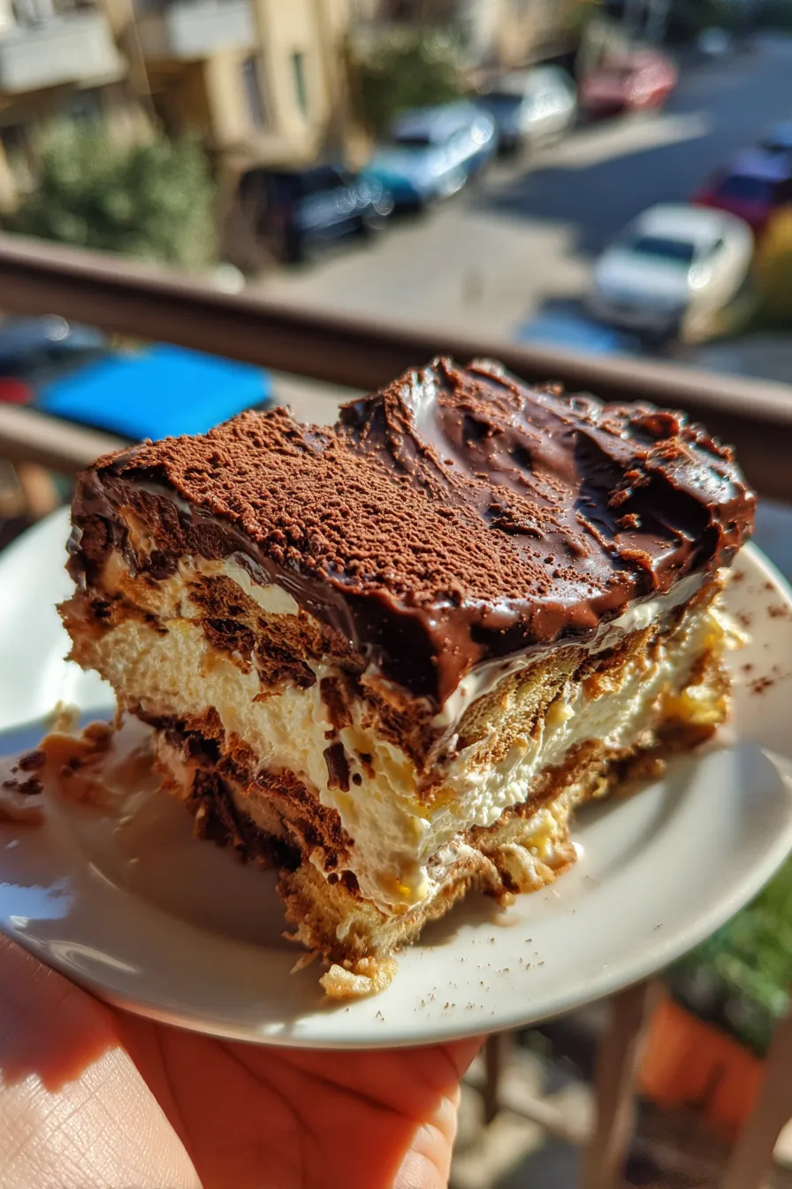 no bake chocolate eclair cake