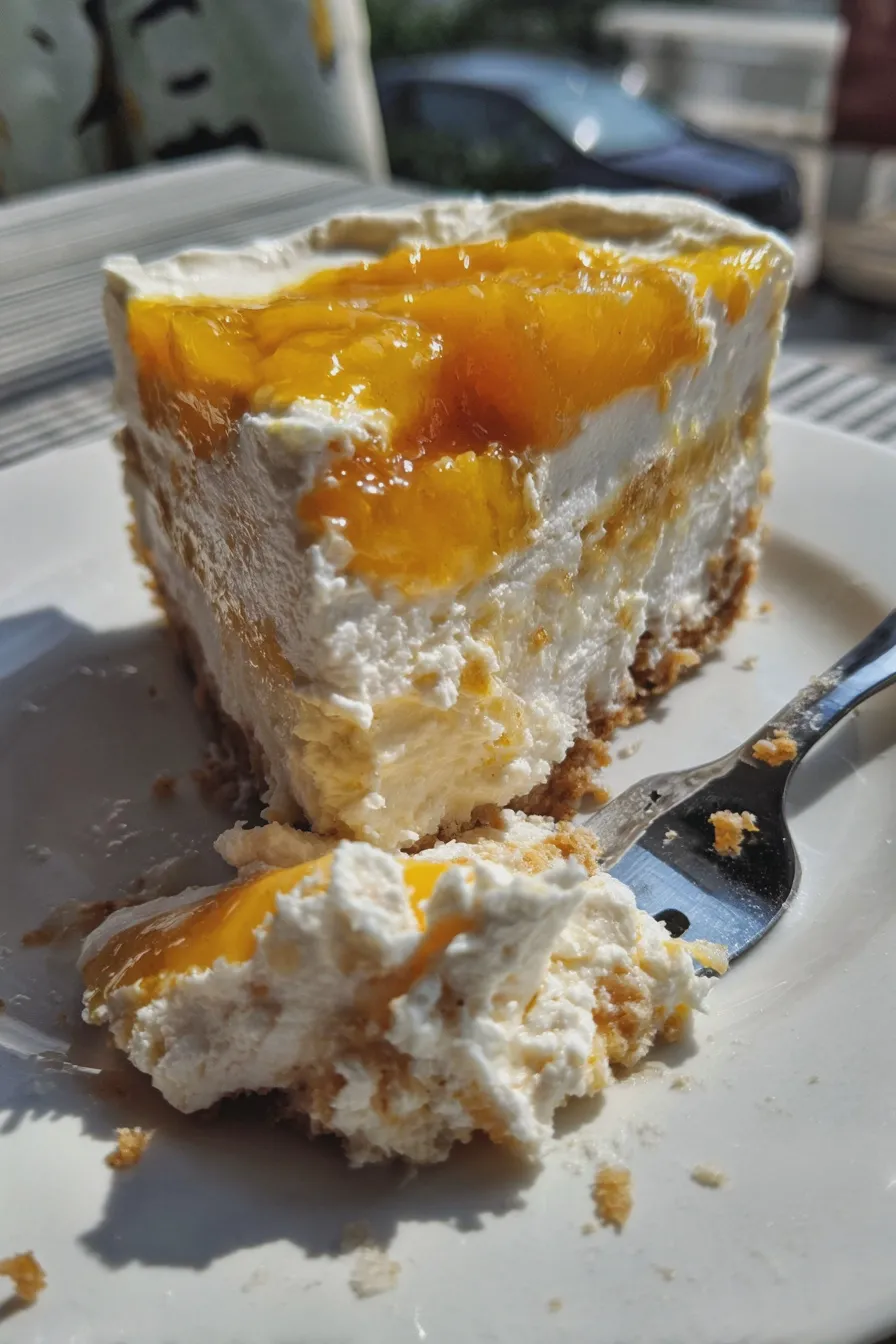 no bake peach cheesecake Recipe 1 no bake peach cheesecake