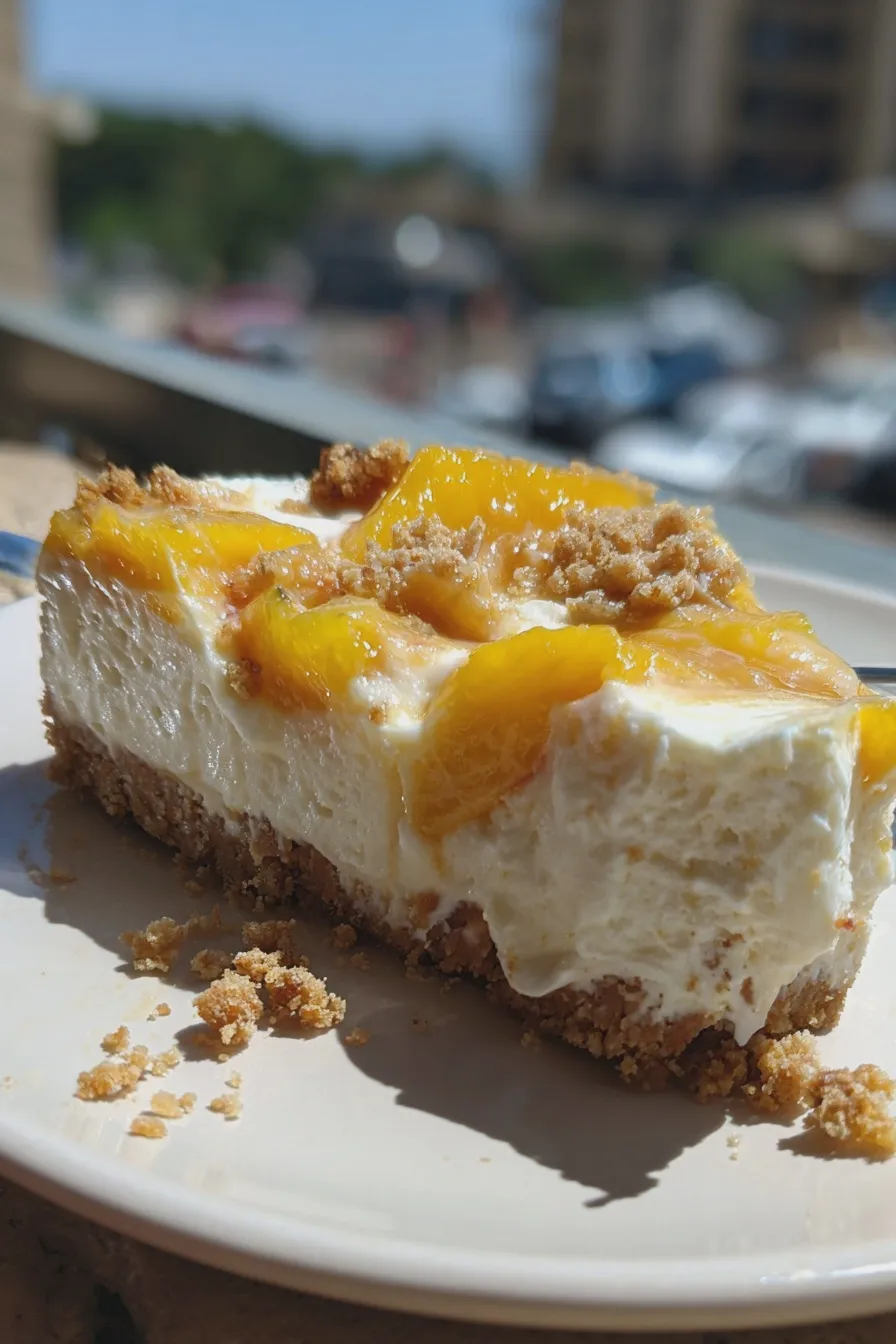 no bake peach cheesecake Recipe 3 no bake peach cheesecake