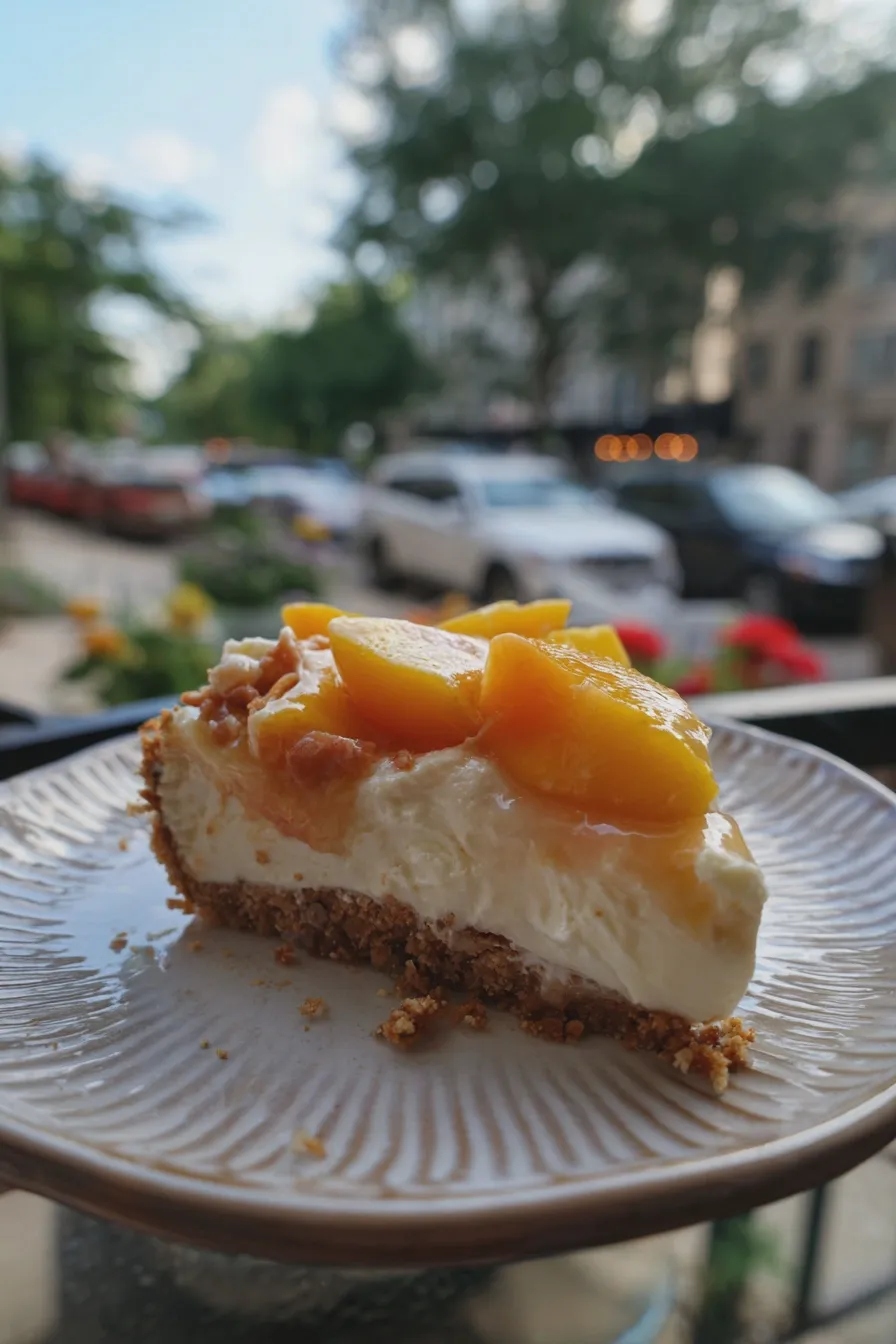 no bake peach cheesecake Recipe 2 no bake peach cheesecake