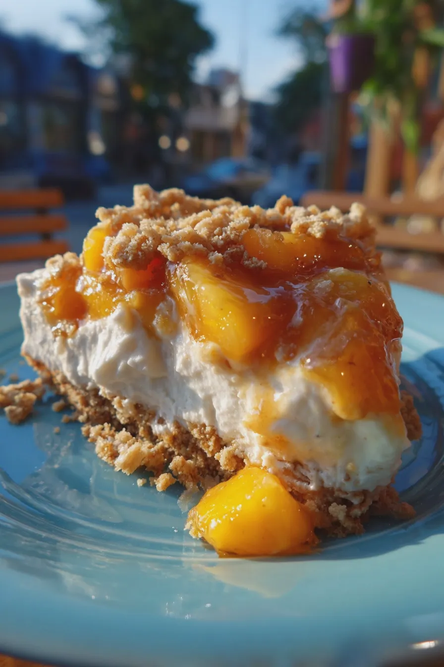 no bake peach cheesecake Recipe 4 no bake peach cheesecake