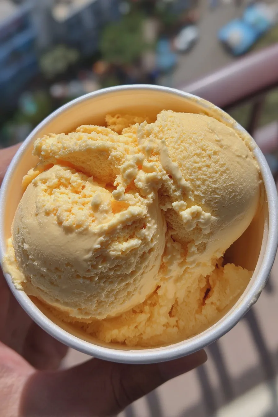 no churn mango ice cream