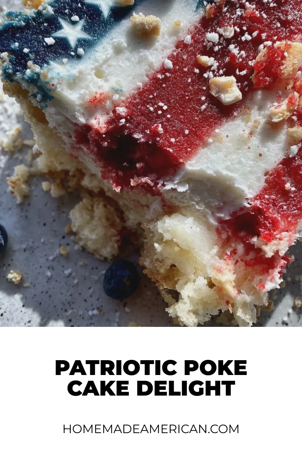 patriotic poke cake