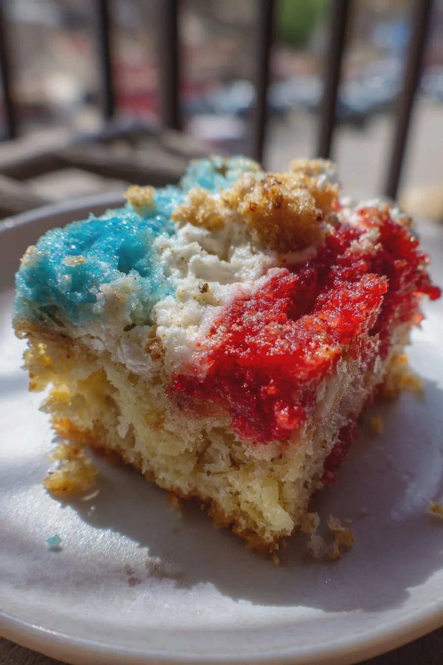 patriotic poke cake