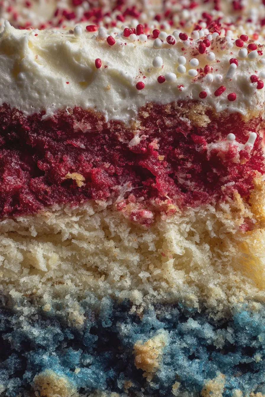 patriotic poke cake