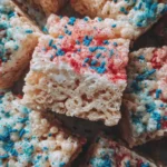 patriotic rice krispie treats