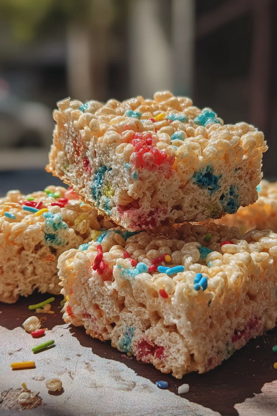 patriotic rice krispie treats