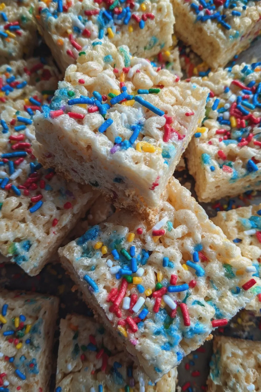 patriotic rice krispie treats