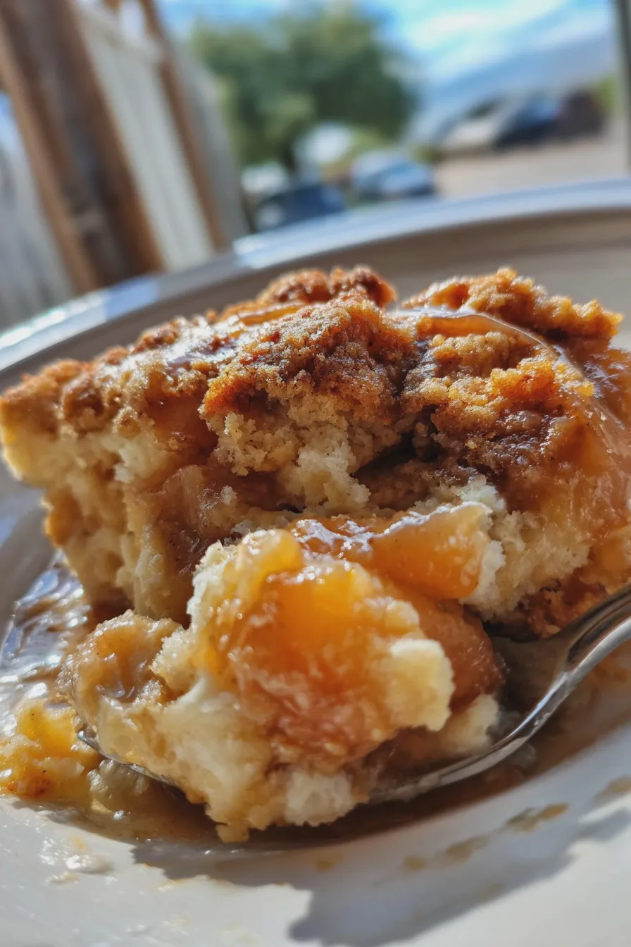 peach cobbler with bisquick