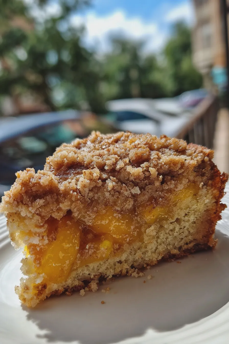 peach coffee cake Recipe 3 peach coffee cake